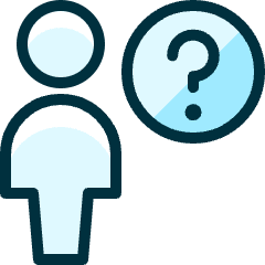 Single Neutral Question Icon from Ultimate Duotone Set