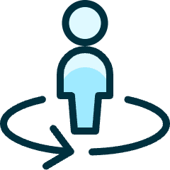 Single Neutral Rotate Icon from Ultimate Duotone Set