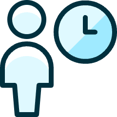 Single Neutral Time Icon from Ultimate Duotone Set
