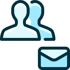 Multiple Actions Email Icon from Ultimate Duotone Set