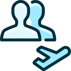 Multiple Actions Flight_2 Icon from Ultimate Duotone Set