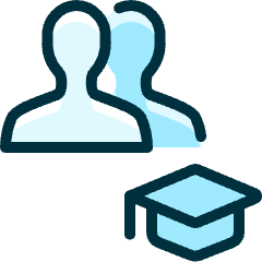 Multiple Actions Graduate_2 Icon from Ultimate Duotone Set