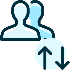 Multiple Actions Up Down_2 Icon from Ultimate Duotone Set