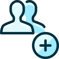 Multiple Users Add Icon from Ultimate Duotone Set