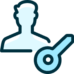 Single Man Actions Key_2 Icon from Ultimate Duotone Set