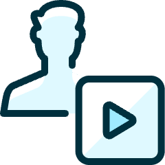 Single Man Actions Player_2 Icon from Ultimate Duotone Set