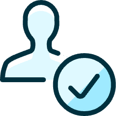 Single Neutral Actions Check 1_2 Icon from Ultimate Duotone Set