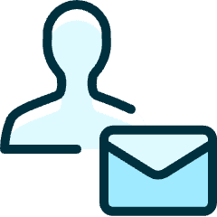 Single Neutral Actions Email Icon from Ultimate Duotone Set