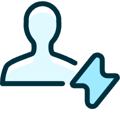 Single Neutral Actions Flash_2 Icon from Ultimate Duotone Set