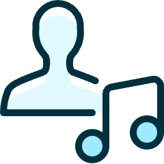 Single Neutral Actions Music_2 Icon from Ultimate Duotone Set