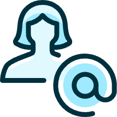 Single Woman Actions Address_2 Icon from Ultimate Duotone Set