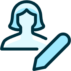 Single Woman Actions Edit 2_2 Icon from Ultimate Duotone Set