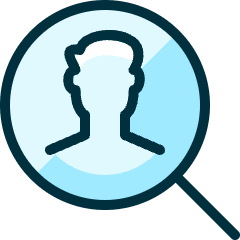 Single Man Search_1 Icon from Ultimate Duotone Set