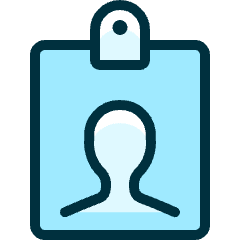 Single Neutral Id Card 1_1 Icon from Ultimate Duotone Set