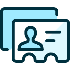 Single Neutral Id Card Double_1 Icon from Ultimate Duotone Set