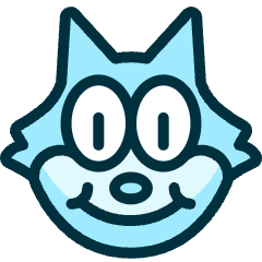 Famous Character Cat Icon from Ultimate Duotone Set
