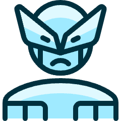 Famous Character Power Ranger 2 Icon from Ultimate Duotone Set