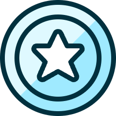 Famous Character Star Icon from Ultimate Duotone Set