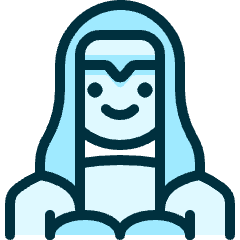 Famous Character Wonder Woman Icon from Ultimate Duotone Set
