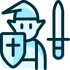 Video Game Knight Icon from Ultimate Duotone Set