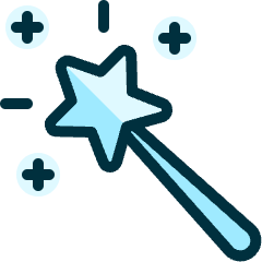 Video Game Magic Wand Icon from Ultimate Duotone Set