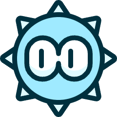 Video Game Mario Flower Icon from Ultimate Duotone Set