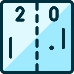 Video Game Ping Pong Icon from Ultimate Duotone Set