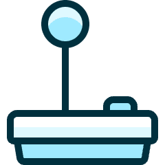 Video Game Control Gear Icon from Ultimate Duotone Set