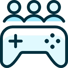 Video Game Controller Team Icon from Ultimate Duotone Set