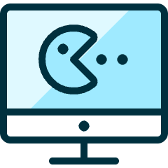 Video Game Monitor Icon from Ultimate Duotone Set