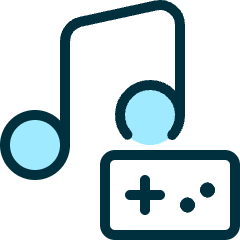 Video Game Wii Music Icon from Ultimate Duotone Set