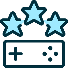 Video Game Wii Rating Icon from Ultimate Duotone Set