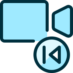 Controls Camera Previous Icon from Ultimate Duotone Set