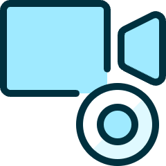 Controls Camera Record Icon from Ultimate Duotone Set