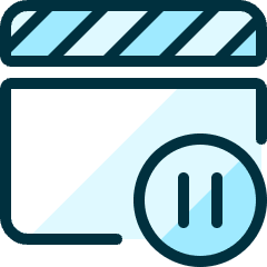 Controls Movie Pause Icon from Ultimate Duotone Set