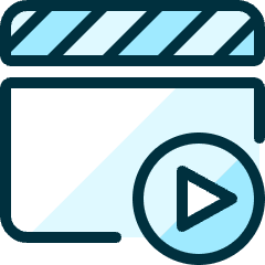 Controls Movie Play Icon from Ultimate Duotone Set