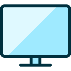 Modern Tv Flat Icon from Ultimate Duotone Set