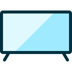 Modern Tv Wide Icon from Ultimate Duotone Set