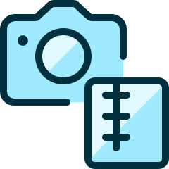 Video Edit Camera Archive Icon from Ultimate Duotone Set