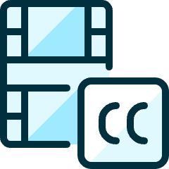 Video Edit Cc Icon from Ultimate Duotone Set