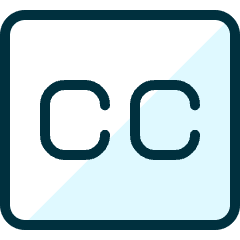 Video Edit Cc Titles Icon from Ultimate Duotone Set