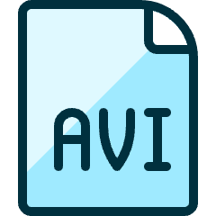 Video File Avi Icon from Ultimate Duotone Set