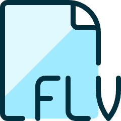Video File Flv 1 Icon from Ultimate Duotone Set
