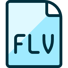 Video File Flv Icon from Ultimate Duotone Set