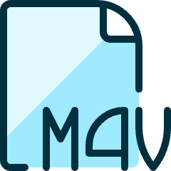 Video File M4v 1 Icon from Ultimate Duotone Set