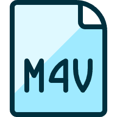 Video File M4v Icon from Ultimate Duotone Set