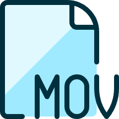 Video File Mov 1 Icon from Ultimate Duotone Set