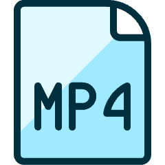 Video File Mp4 Icon from Ultimate Duotone Set