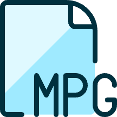 Video File Mpg 1 Icon from Ultimate Duotone Set