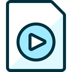 Video File Play Circle Icon from Ultimate Duotone Set